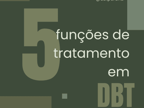 ​Cinco funções de tratamento em DBT
